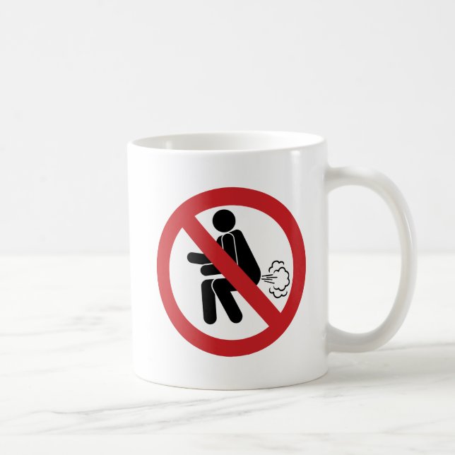 Caneca De Café SEM Fartura ⚠ Sinal De Banheiro Tailandês Engraçad (Direita)