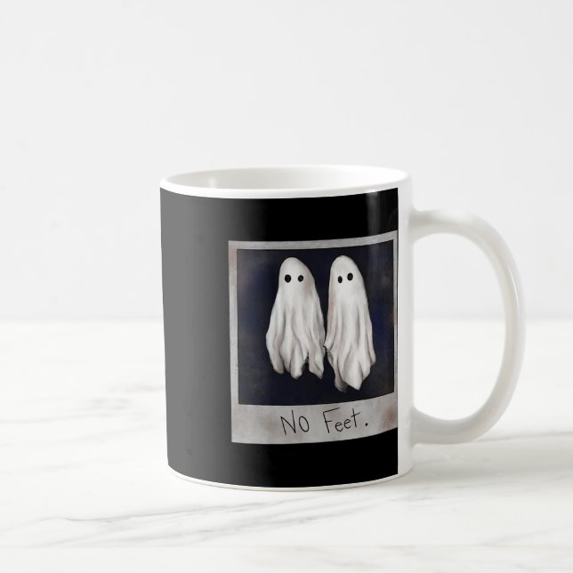Caneca De Café Sem Feet Ghost Halloween Bruxa Lydia Bleach Spooky (Direita)