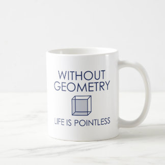 Caneca De Café Sem Geometria A Vida É Sem Ponto