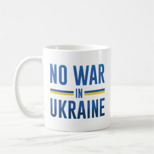 Caneca De Café Sem guerra na Ucrânia