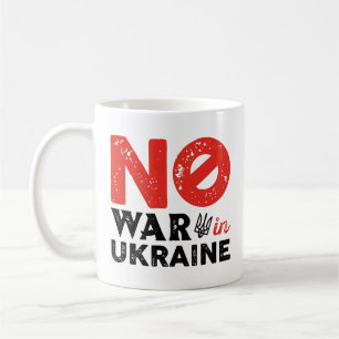 Caneca De Café Sem Guerra Na Ucrânia