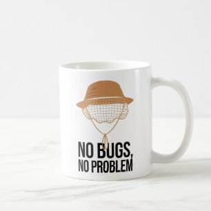 Caneca De Café Sem Insetos sem problemas Design de cotação de aca