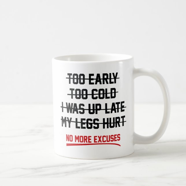 Caneca De Café Sem mais desculpas (Direita)