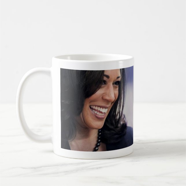 Caneca De Café Sem medo íntegro resistente de Kamala Harris 2020 (Esquerda)