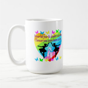 CANECA DE CAFÉ SEM MEDO, SONHOS DE DANÇADOR DE FÉ