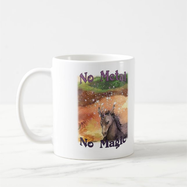 Caneca De Café Sem metal sem magia - Nix Mug (Esquerda)