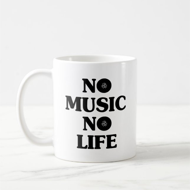 CANECA DE CAFÉ SEM MÚSICA SEM VIDA (Esquerda)
