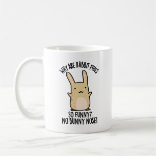 Caneca De Café Sem Nariz de Coelho Piadas Engraçadas de Coelho