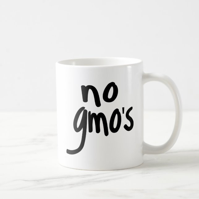 Caneca De Café Sem OGM Proteja nossa Comida (Direita)