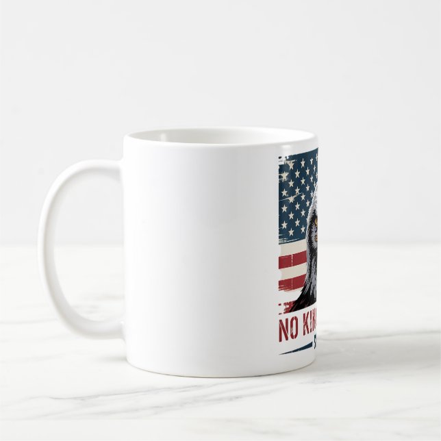 Caneca De Café Sem rei na América, Arte de Bandeira da Águia (Esquerda)