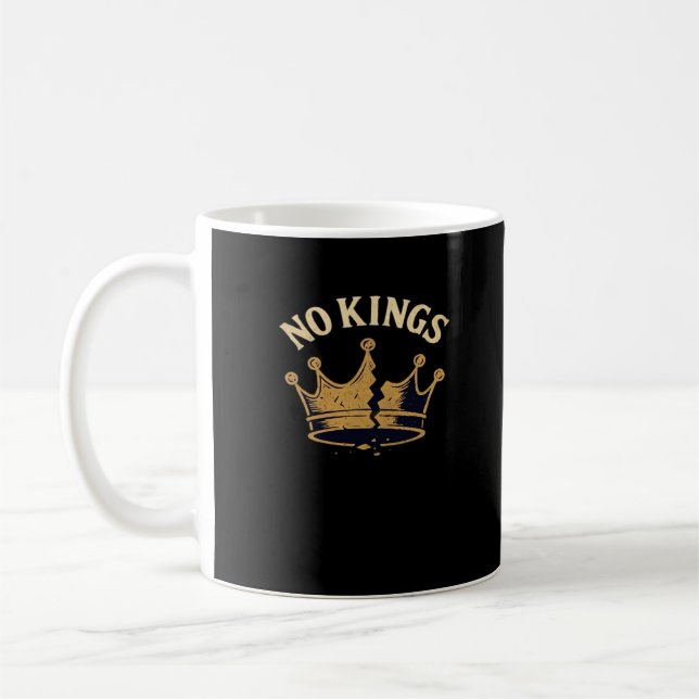 Caneca De Café Sem Reis Minimal Limpo (Esquerda)