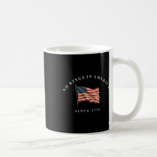 Caneca De Café Sem Reis Na América Desde 1776, Bandeira Americana