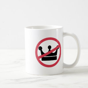Caneca De Café Sem Reis Na América Pro Democracia Anti Monarquia