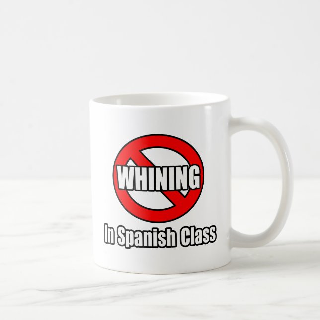 Caneca De Café Sem Trigo Na Classe Espanhola (Direita)