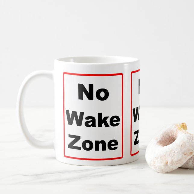 Caneca De Café Sem Zona de Acordar (Com Donut)
