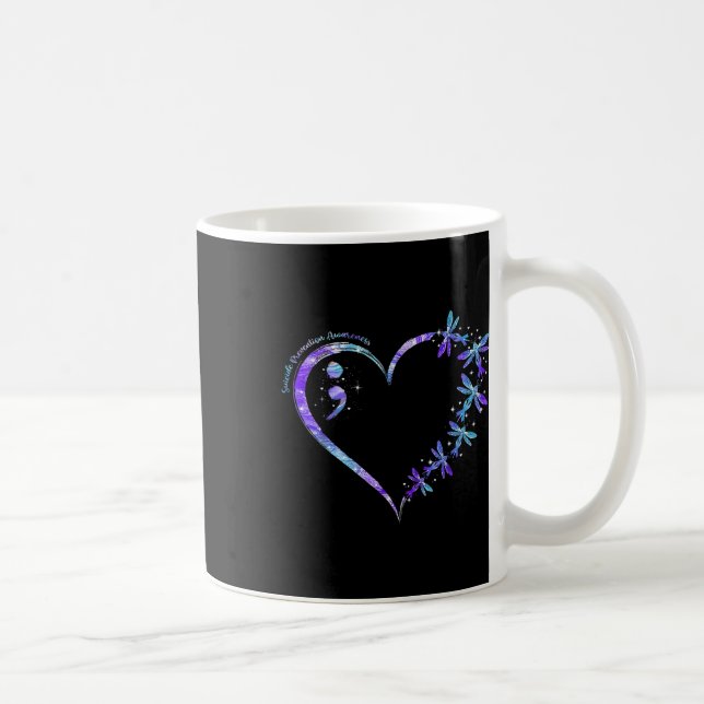 Caneca De Café Semana de Conscientização da Prevenção do Suicídio (Direita)