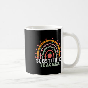 Caneca De Café Semana do Professor Substituto Mulheres Volta às A