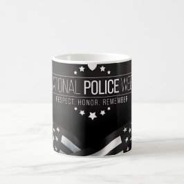 Caneca De Café Semana Nacional da Polícia