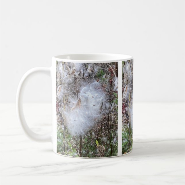Caneca De Café Sementes de Milkweed e Seda (Esquerda)