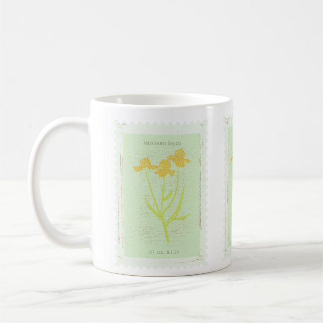 Caneca de Café Sementes de Mostarda (Esquerda)
