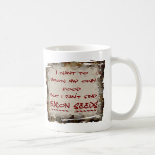 Caneca De Café Sementes do bacon