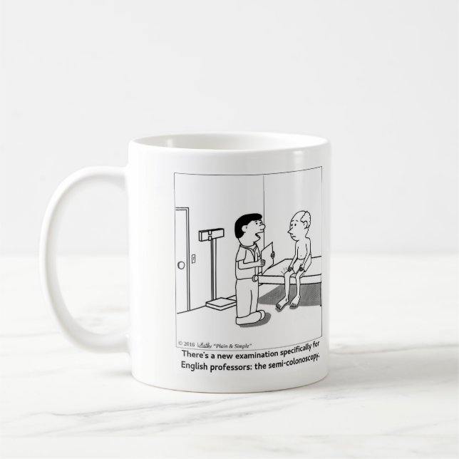 Caneca De Café Semi-colonoscopia (Esquerda)