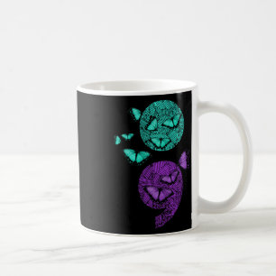 Caneca De Café Semicolon Butterflies de Sensibilização para o Sui