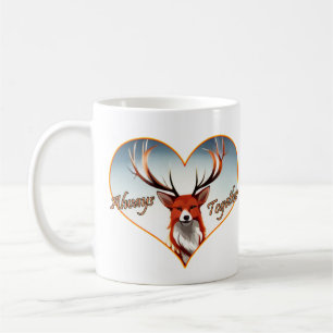 Caneca De Café Sempre Juntos, Vixen e Stag