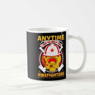 Caneca De Café Sempre que eu ajudo presente de bombeiro Orgulhoso