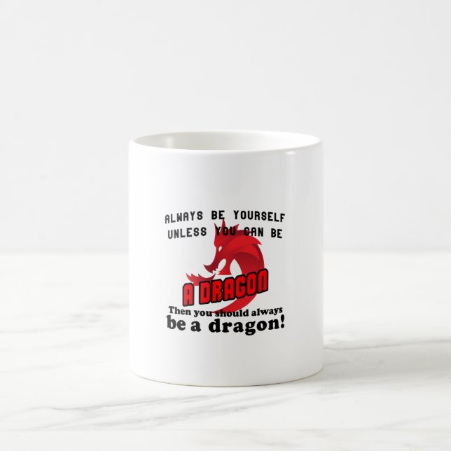 Caneca De Café Sempre ser um Dragão (Centro)
