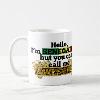 Caneca De Café Senegalês, mas chama-me impressionante