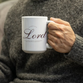 Caneca De Café Senhor é mais misericordioso que uma mãe
