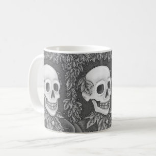 CANECA DE CAFÉ SENHOR GÊTICO DE SKELETON, MÚG CLÁSSICA DE HALLOWE
