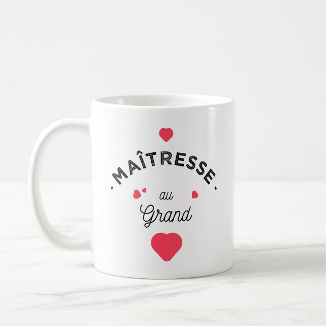 Caneca De Café Senhora ao grande coração (Esquerda)