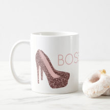 Senhora Chic Boss| Calçados Rosa Dourados para bri