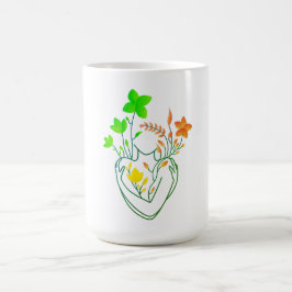 Caneca De Café Senhora da Flor - Edição de Cor Retroativa