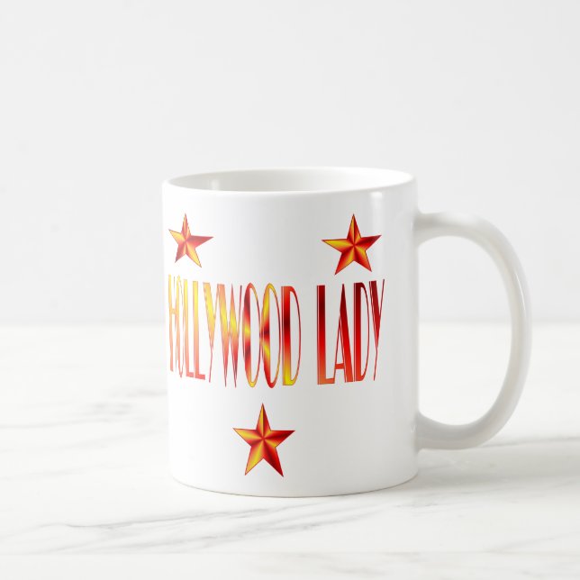 Caneca De Café senhora de hollywood (Direita)