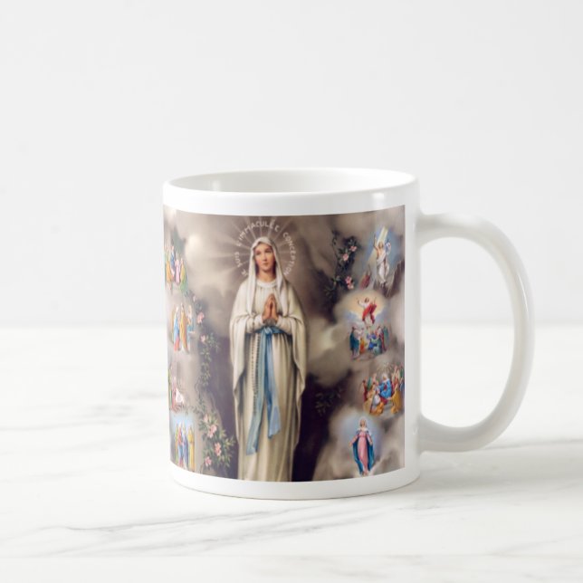 Caneca De Café Senhora de Lourdes (Direita)