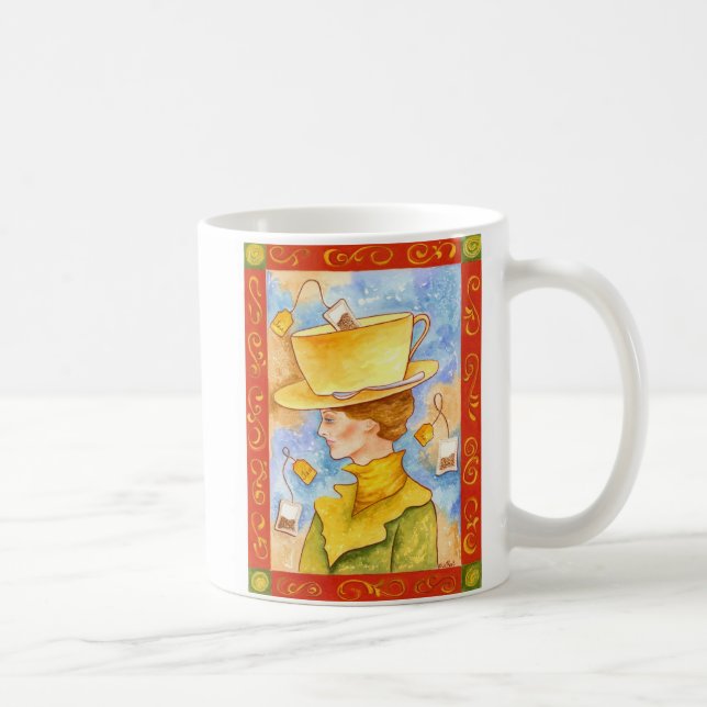 Caneca De Café Senhora de saquinho de chá (Direita)