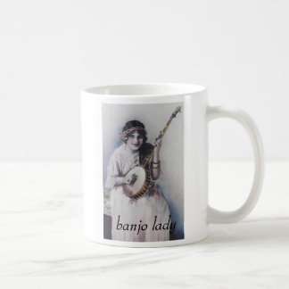 Caneca De Café senhora do banjo