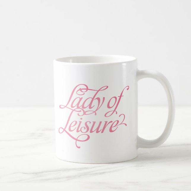 Caneca De Café Senhora do Lazer 2 (Direita)