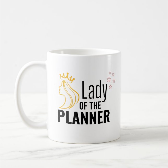 Caneca De Café Senhora do Planejador (Esquerda)