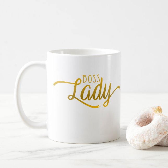 Caneca De Café Senhora Dourado engraçada Apreciação Presente do (Com Donut)