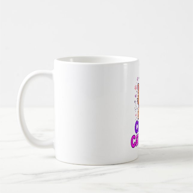 Caneca de Café Senhora Gata Maluca (Esquerda)