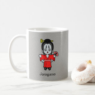 Caneca De Café Senhora japonesa Jorogumo da aranha: Desenhos