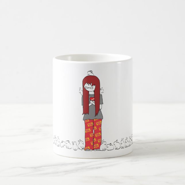 CANECA DE CAFÉ SENHORA LOUCA DO COELHO (Centro)