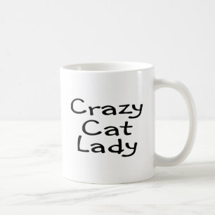 Caneca De Café Senhora louca do gato