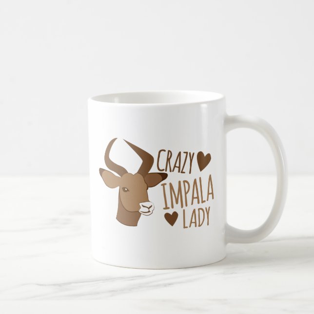 Caneca De Café senhora louca do impala (Direita)