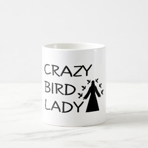 CANECA DE CAFÉ SENHORA LOUCA DO PÁSSARO