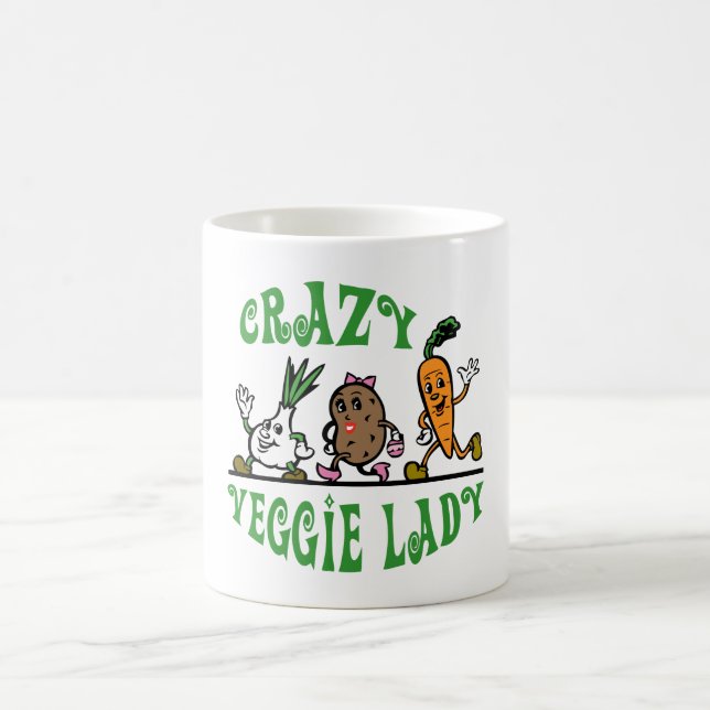 CANECA DE CAFÉ SENHORA LOUCA DO VEGETARIANO (Centro)